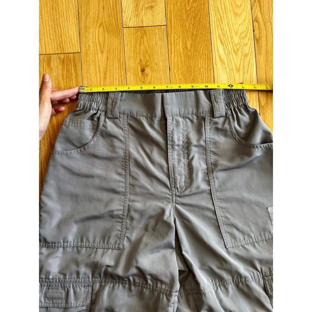 Alo Yoga High Waist Ski Moto Puffer Pants Fog Purple Wide Leg Pockets Size S